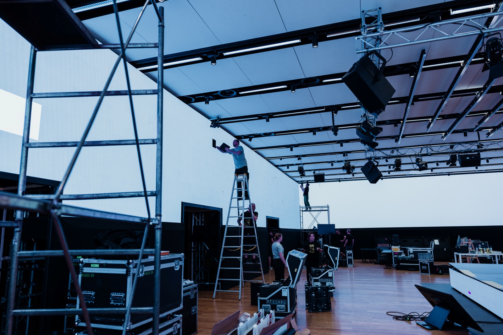 What does a festival look like before it starts?